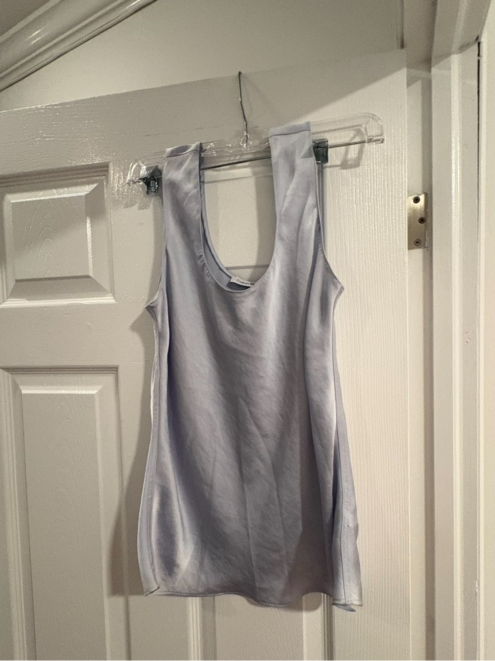Calvin Klein Light Grey Scoop Neck Tank Top